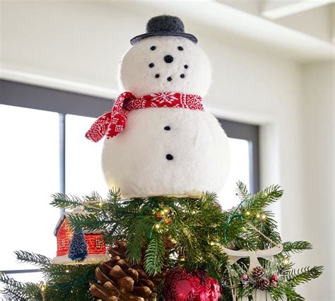 blue snowman tree topper|photo tree topper snowman ornament.